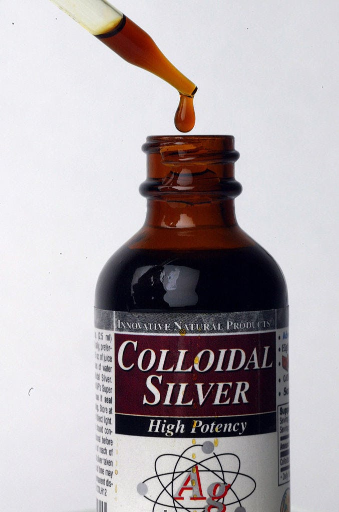 Colloidal silver is not the virusfighting remedy it claims to be