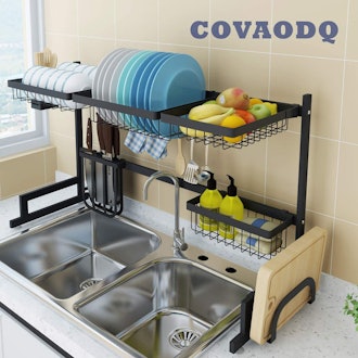 COVAODQ Over-Sink Dish Drying Rack