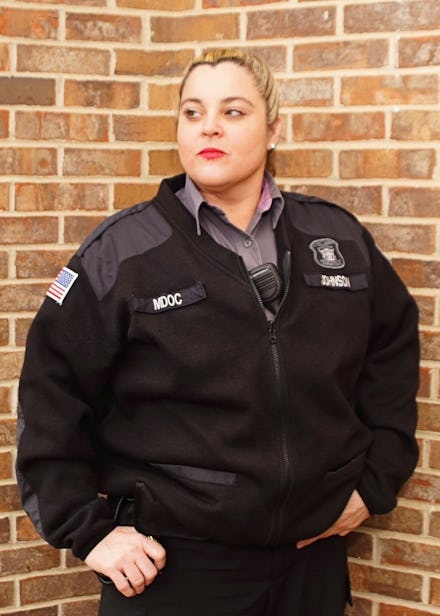 Cary Johnson is a corrections officer at the G. Robert Cotton Correctional Facility in Jackson, Mich...