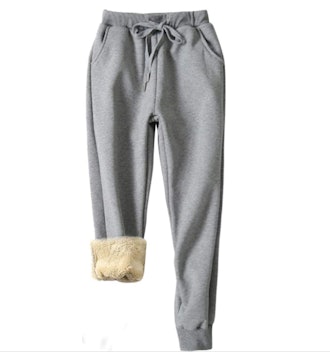 Yeokou Sherpa-Lined Sweatpants