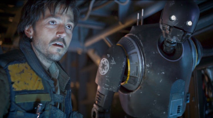 Diego Luna as Andor and K-2SO in the series 'The Mandalorian'