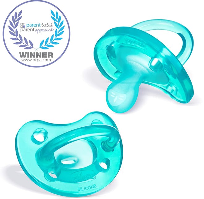 Chicco PhysioForma Silicone One Piece Pacifier (2-Pack)