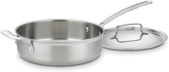 This Cuisinart MultiClad Pro pan is the overall best sauté pan, all things considered.