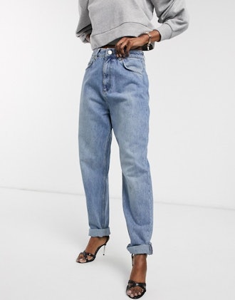 ASOS Design High Rise Slouchy Mom Jeans