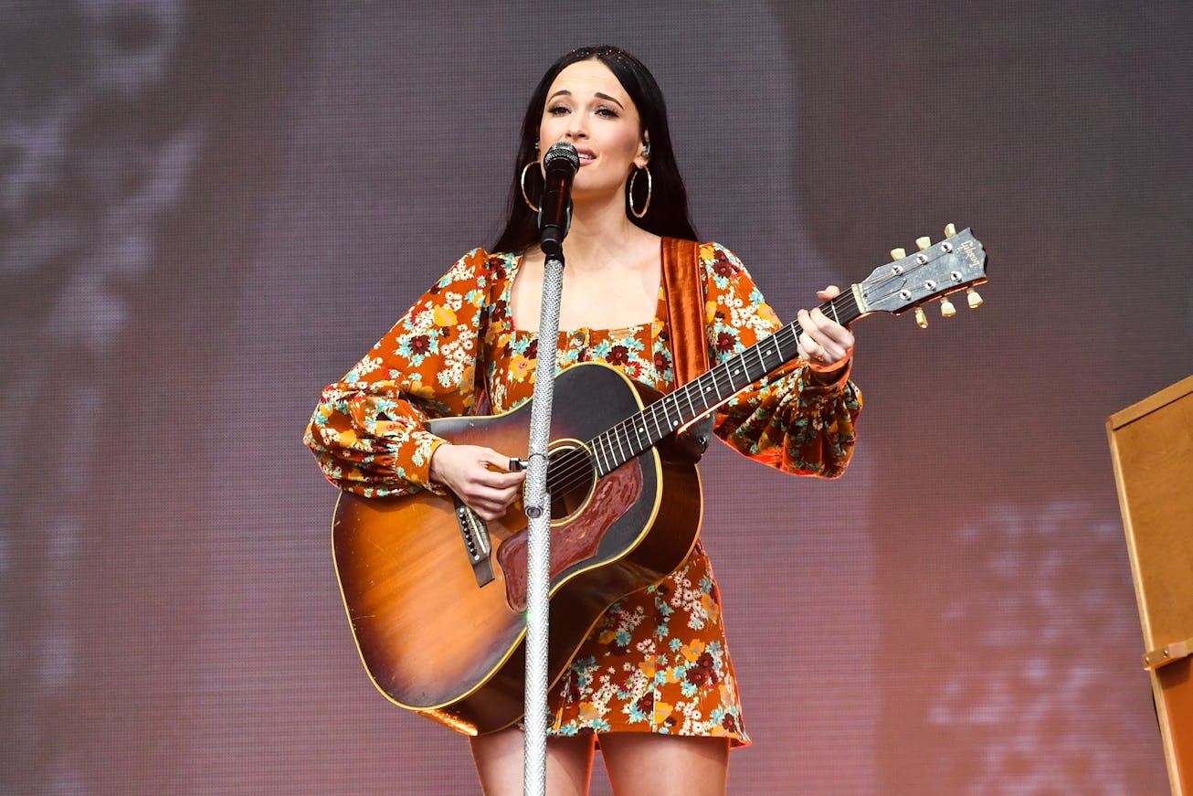 Kacey Musgraves performs during Austin City Limits Festival at Zilker Park on October 13, 2019 in Au...