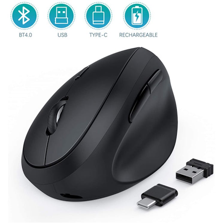 Jelly Comb Vertical Wireless Mouse With Bluetooth