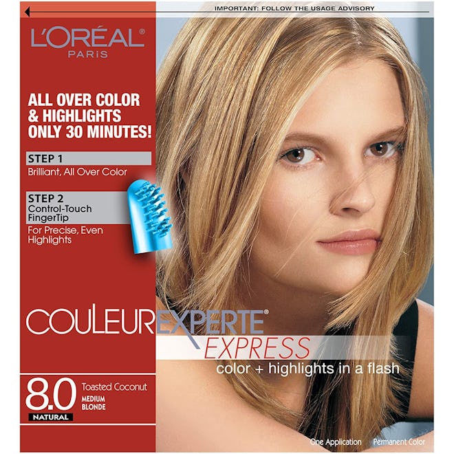 L’Oreal Paris Couleur Experte 2-Step Home Hair Color & Highlights Kit