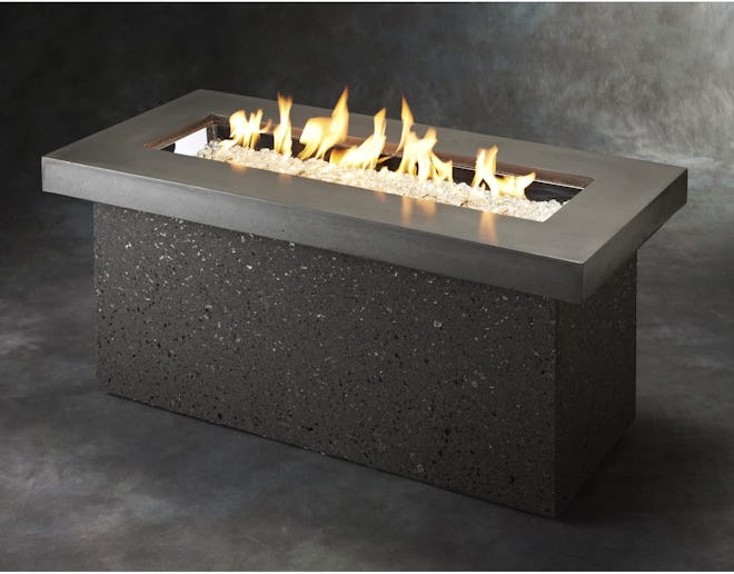 The Outdoor Greatroom Company Key Largo Linear Gas Fire Pit Table