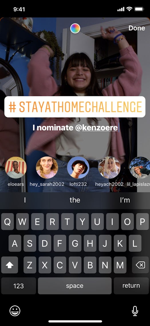 You can create your own challenge with Instagram's new sticker addition. 