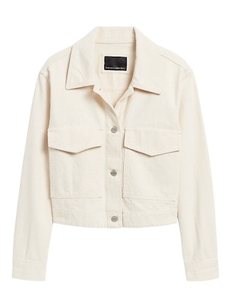 Petite Cropped Utility Jacket