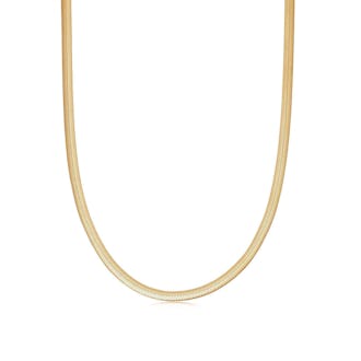Missoma gold flat snake chain necklace Clearance