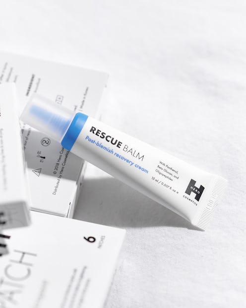 Hero Cosmetics is known for its pimple patches, but its new Rescue Balm is for post-patching or popp...