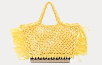 Raffia Espadrille Tote in Small