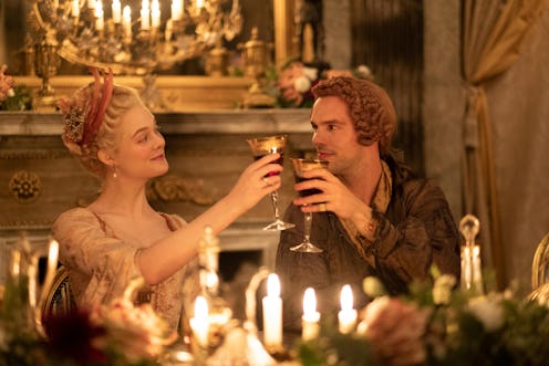 Elle Fanning and Nicholas Hoult in Hulu's 'The Great'