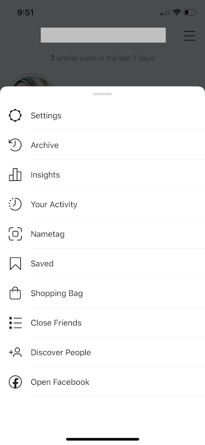 Here's how to access archived Instagram posts: screenshot of "Archive" dropdown menu.