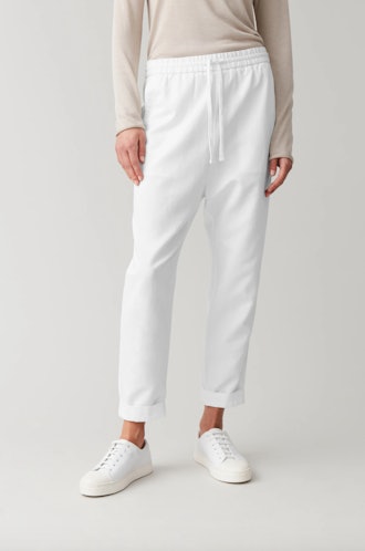 Relaxed Cotton-Linen Trousers 
