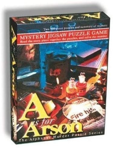 TDC Games Mystery Jigsaw Puzzle Game - A is for Arson