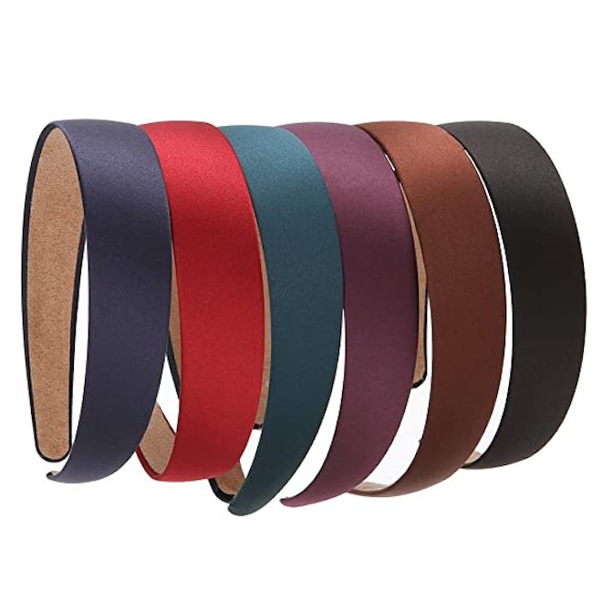 LONEEDY Non-Slip Ribbon Headbands (6-Pack)