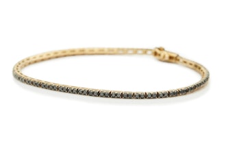 Black Diamond Tennis Bracelet