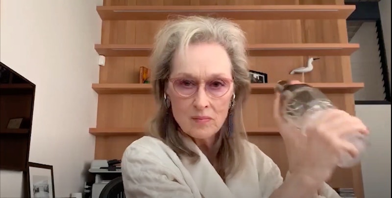 Meryl Streep drinking memes