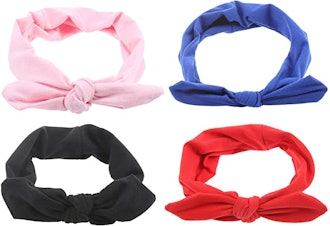 Criss Cross Soft Headbands (4-Pack)