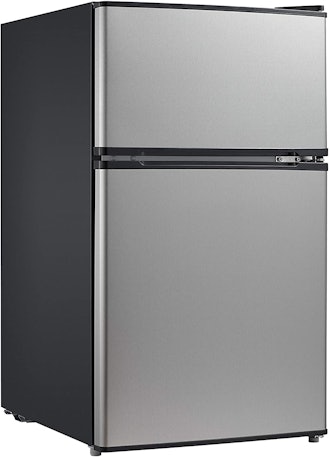 Midea Stainless Steel Compact Refrigerator With Freezer