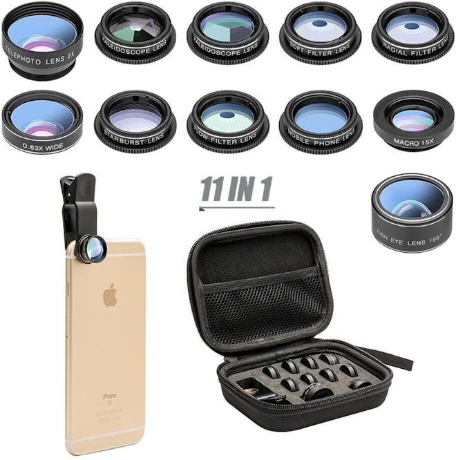 Mocalaca 11-in-1 Smartphone Lens Kit 