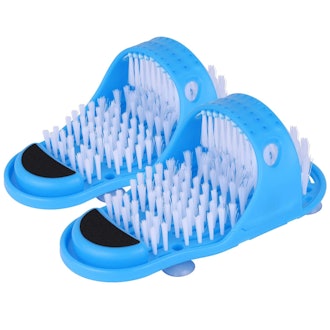 Tbestmax Magic Foot Scrubber Slippers