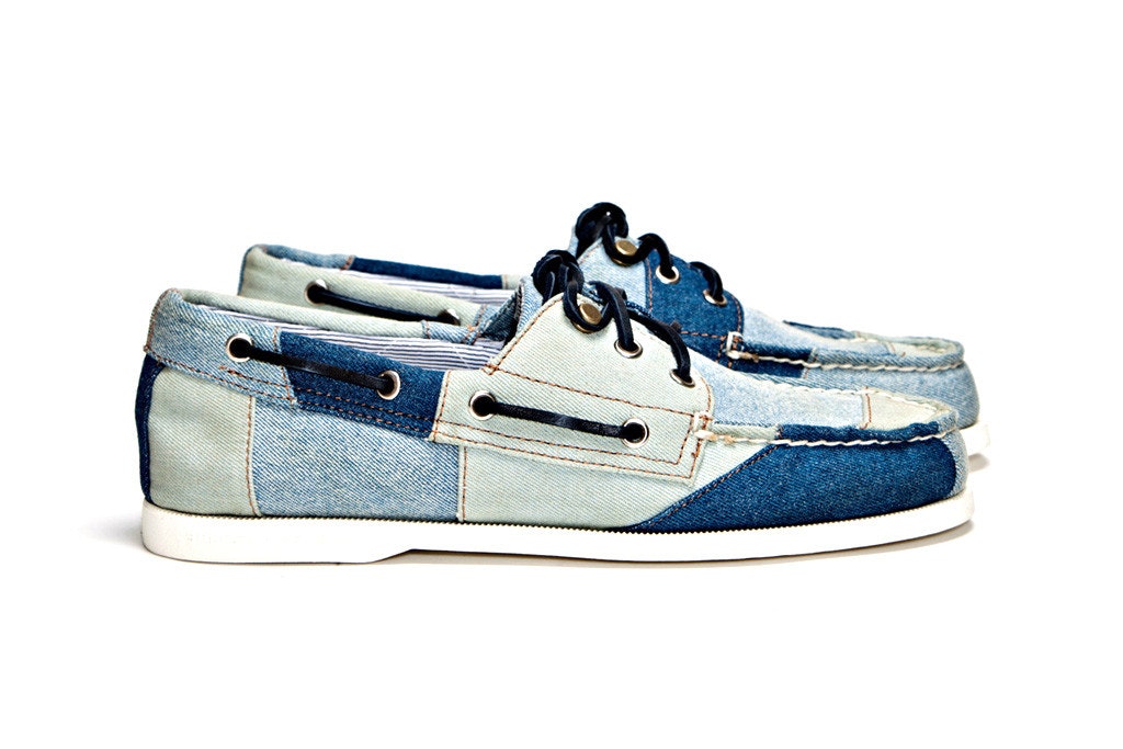 sperry denim shoes