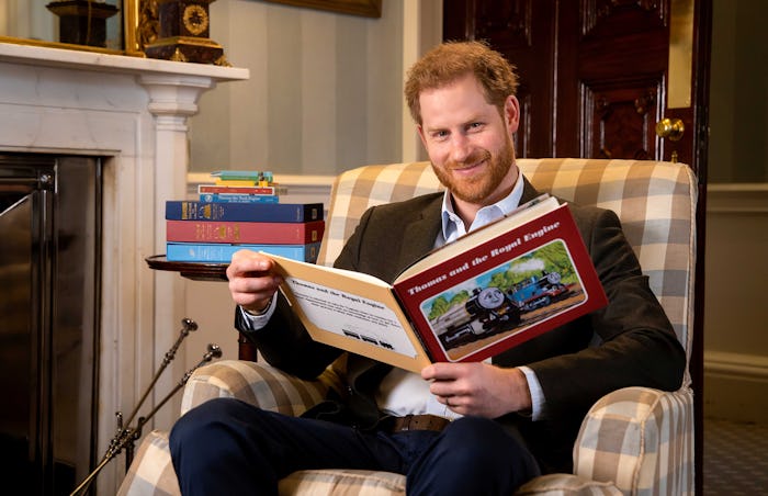Prince Harry is celebrating 'Thomas The Tank Engine' with a special reading.