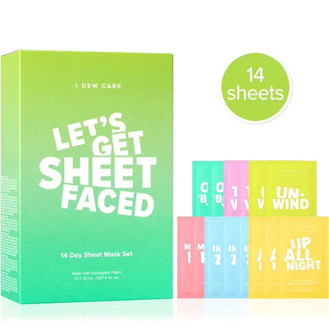 Let's Get Sheet Faced Sheet Mask Set (14-Pack)