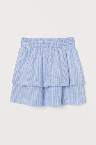 H&M Tiered Cotton Skirt