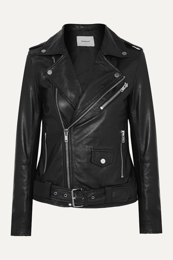 + Net Sustain Classic Biker Leather Jacket