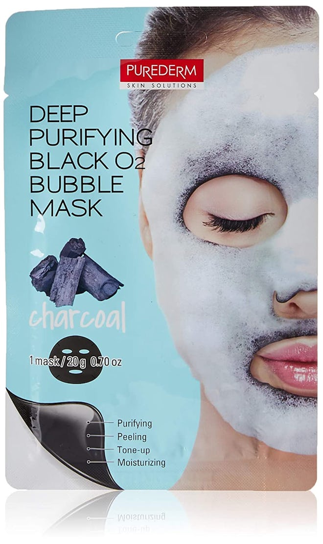 Purederm Deep Purifying Black O2 Bubble Mask (10-Pack)