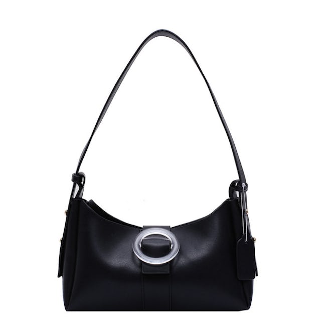 Refinery Chic Clear Buckle Shoulder Bags