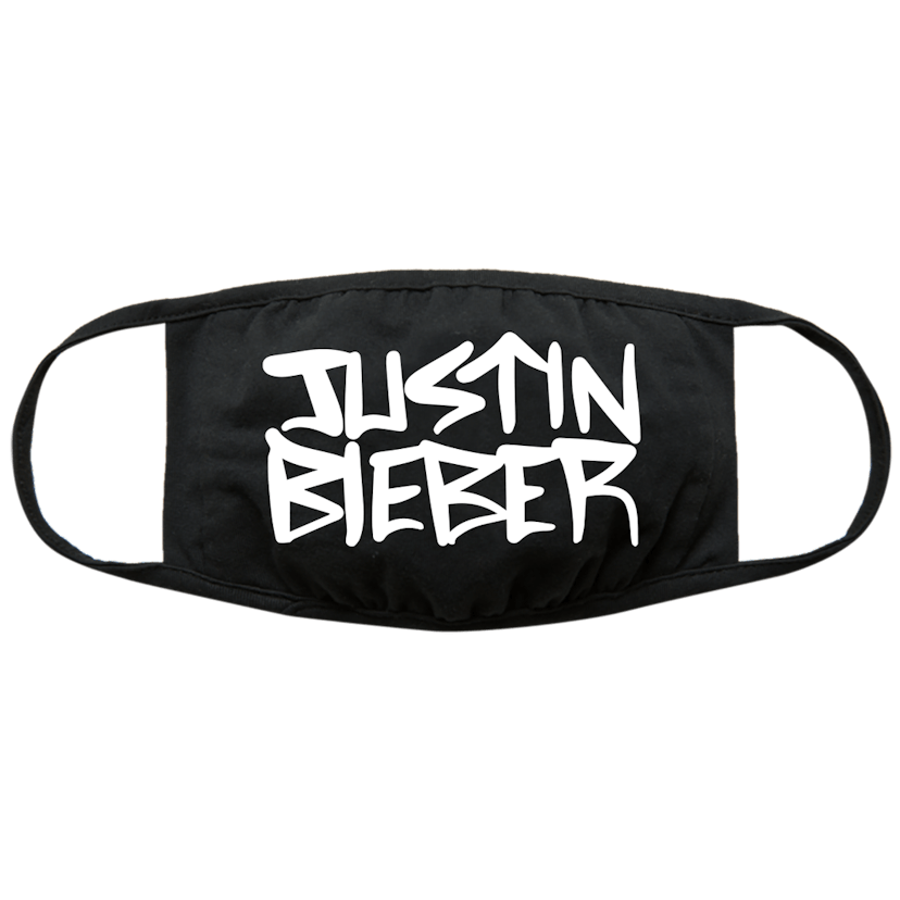 Justin Bieber Logo Face Mask