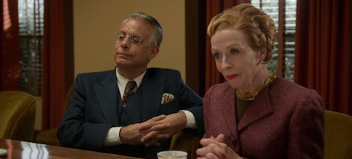 Ace studio employees Ellen Kincaid and Dick Samuels in Netflix's Hollywood.