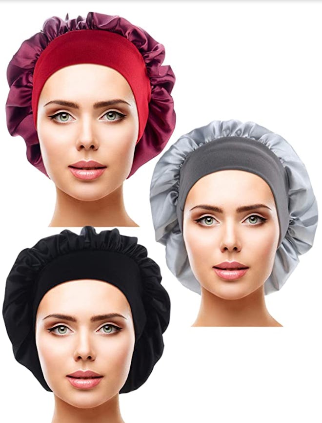 Blulu Satin Hair Cap (3-Pack)