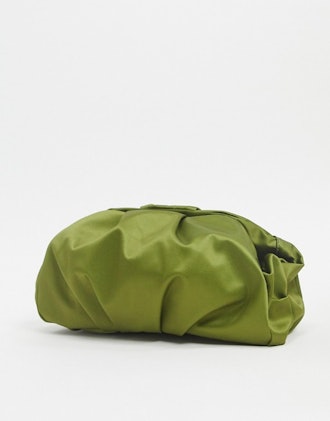 ASOS Designer Oversized Ruched Clutch Bag