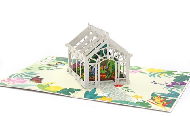 Greenhouse Pop Up Card 