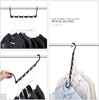 House Day Space Saving Clothes Hangers (10-Pack) 