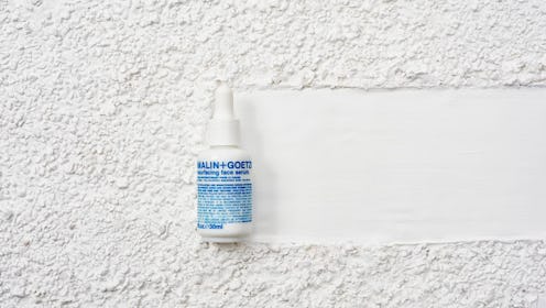 MALIN+GOETZ's new Resurfacing Face Serum bottle.