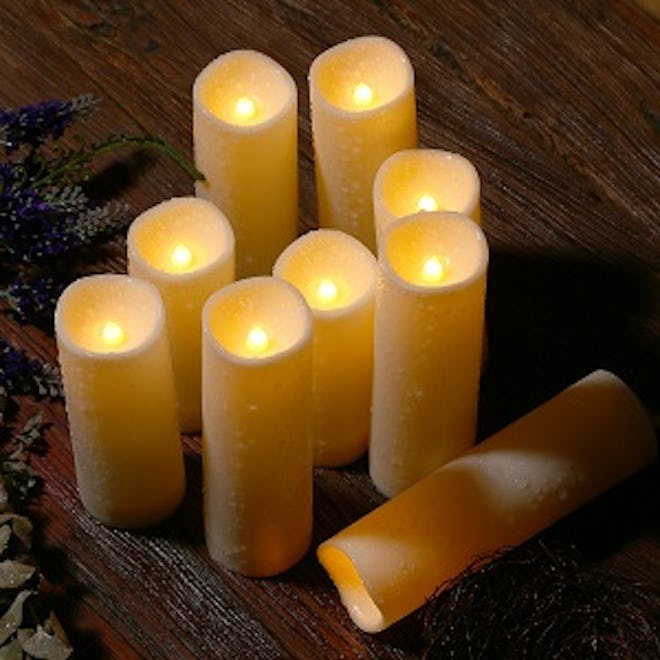 Enido Flameless Candles With Remote (12-Pack)