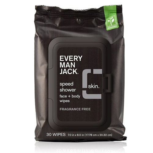 Every Man Jack Speed Shower Face + Body Wipes