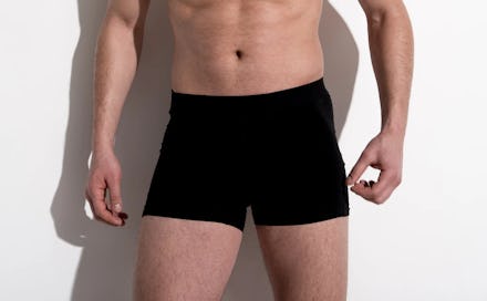 A black pair of HercLéon Fjord underwear.