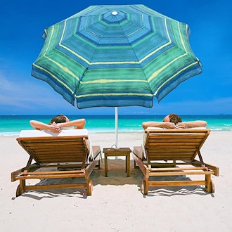 Abba Patio Beach Umbrella With Sand Anchor