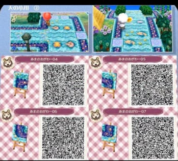 Animal Crossing New Leaf Qr Codes Floor Patterns Animal Crossing New Leaf Qr Codes Floor Patterns
