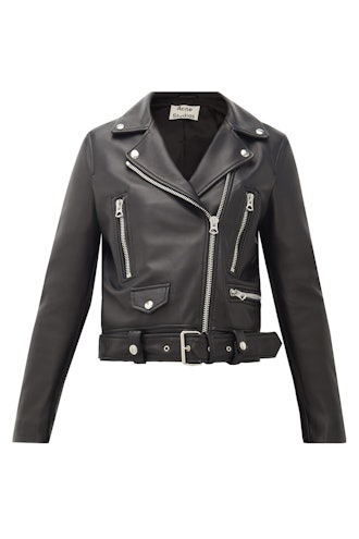 Acne Studios Mock Smooth-Leather Biker Jacket
