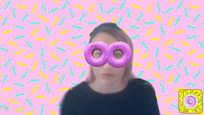 Some of the best Snapchat Lenses on Zoom include a Donut Lens.