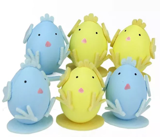 Northlight 6ct Easter Egg Chicken Spring Figure Decorations